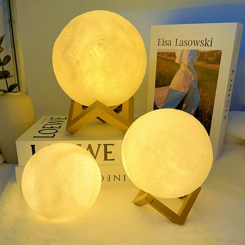 Luna de los Sueños – Lámpara 3D para el Hogar y Regalos Inolvidables