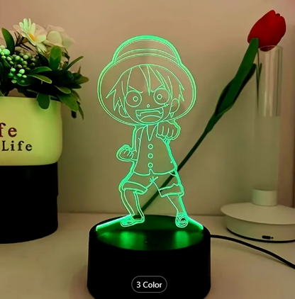 Luffy LED Multicolor – ¡El regalo perfecto para fans! 🎁